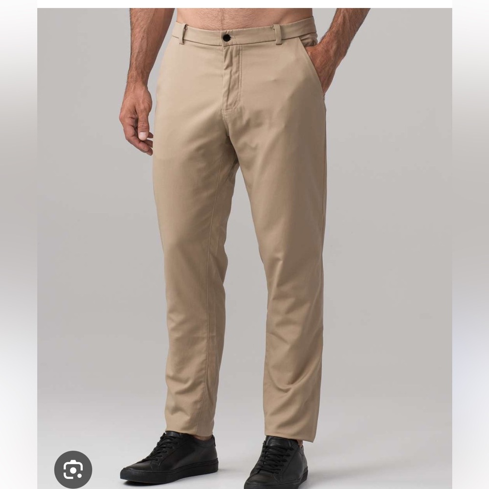 lululemon athletica Men's Commission Pants size 34 khaki